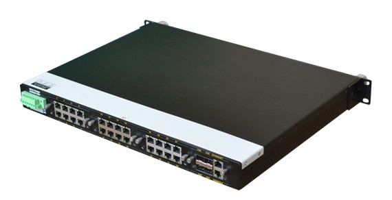 兆越Cronet CC-3428 24G+4G三層全千兆工業(yè)以太網(wǎng)交換機(jī)