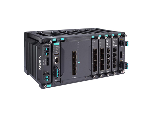 Moxa MDS-G4000 系列導軌網(wǎng)管以太網(wǎng)交換機 MDS-G4020-L3-4XGS 