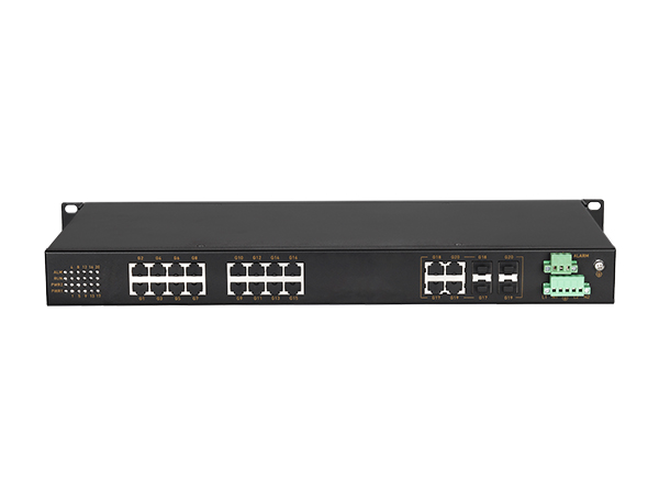 邁威通信MIEN3020G-4GC-16GT 20口二層全千兆機架式工業(yè)以太網(wǎng)交換機